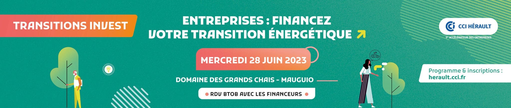 B3-CCI HERAULT-Transition Invest-19 et 26 juin 2023 Bandeau partenaire Midi Libre, 6 février, Les Indiscrétions